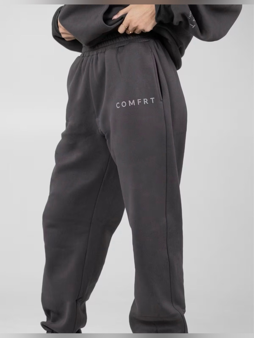Comft Tranquil Women’s Relaxed Sweatpants Charcoal - Medium